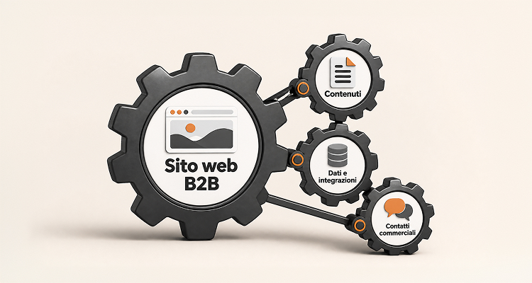 Il sito web B2B come ingranaggio del sistema commerciale