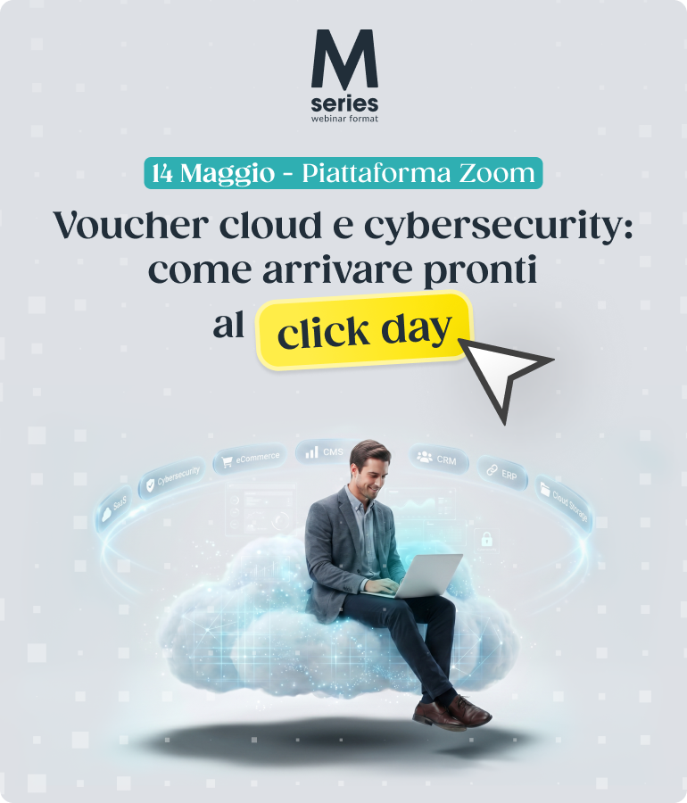 CEO che valuta la partecipazione al bando con un laptop in mano