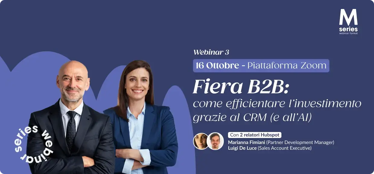 Volantino dell'evento webinar 