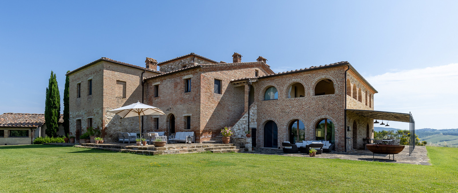 Casolare rustico nel territorio toscano.