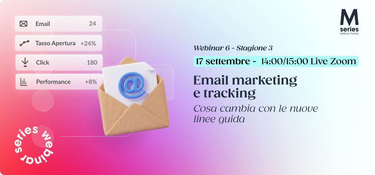 Webinar 6 - Email marketing tracking - 17 settembre ore 14:00 - Live Zoom