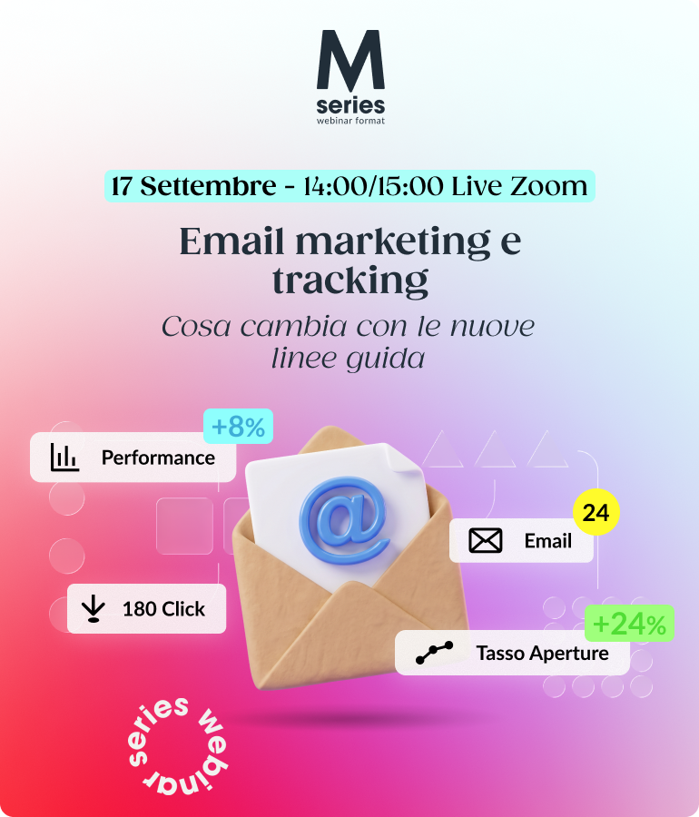 Webinar 6 - Email marketing tracking - 17 settembre ore 14:00 - Live Zoom
